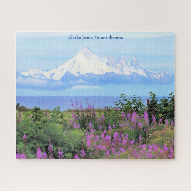 Alaska  kenia Mount iliamna Jigsaw Puzzle (Horizontal)