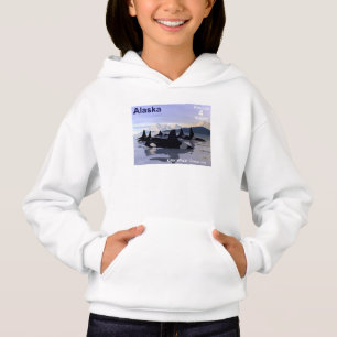 Alaska Killer Whales Stamp Hoodie