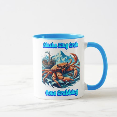 Alaska King Crab Old Crabby Bastard  Mug