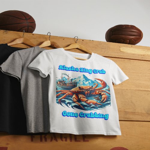 Alaska King Crab Old Crabby Bastard  T_Shirt