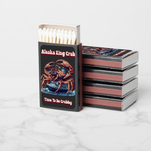  Alaska King Crab Time To Be Crabby Matchboxes