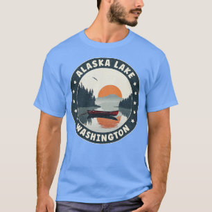 Alaska Lake Washington Sunset TShirt