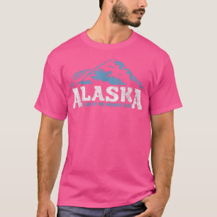 Alaska Land Of Midnight Sun Alaska Retro Vintage M T-Shirt