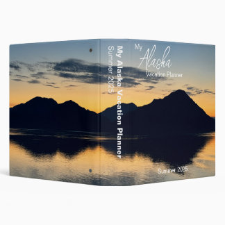 Alaska - Land of the Midnight Sun 3 Ring Binder