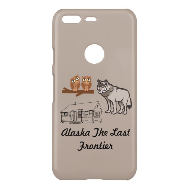 Alaska Last Frontier Uncommon Google Pixel Case (Back)
