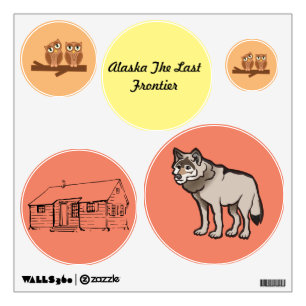 Alaska Last Frontier Wall Decal