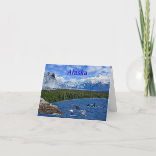 Alaska Letterpress Thank You Card