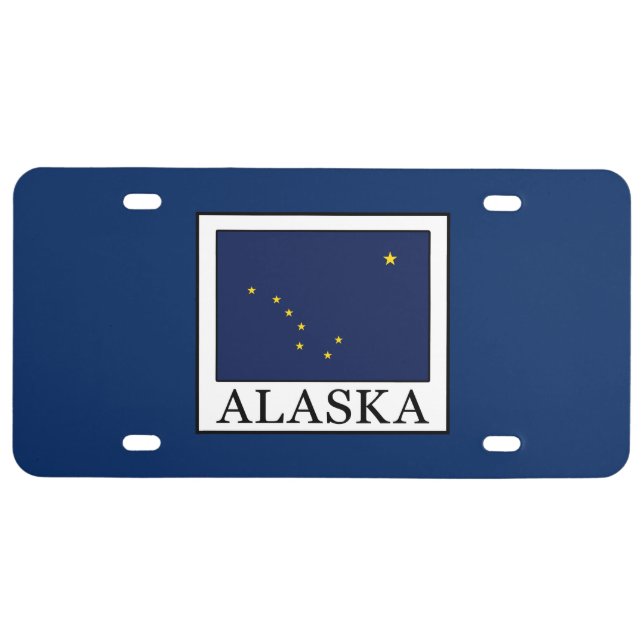 Alaska License Plate (Front)