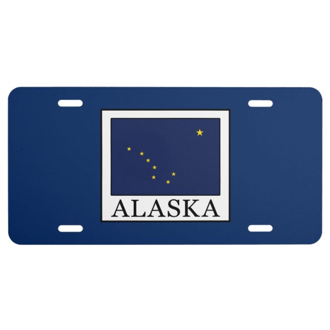 Alaska License Plate (Front)