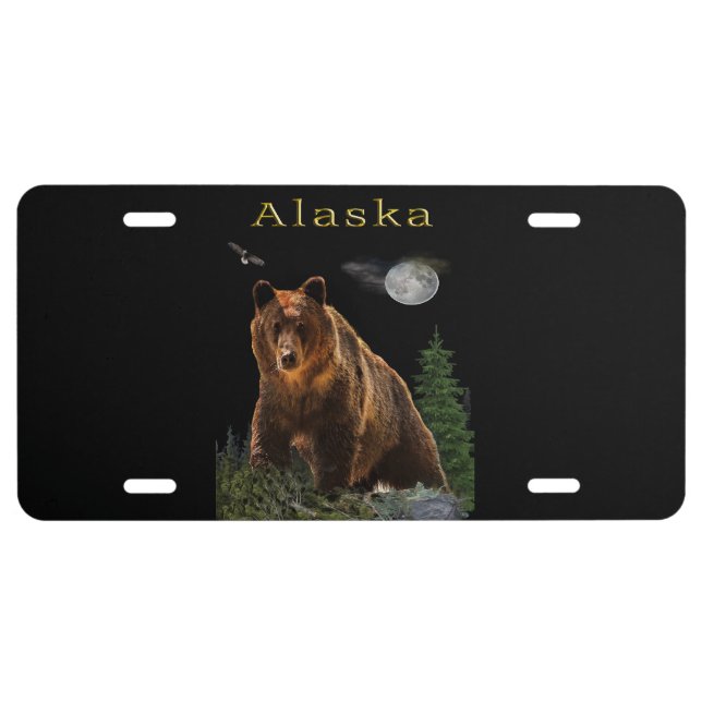 Alaska License Plate (Front)