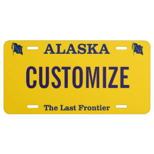Alaska License Plate Custom