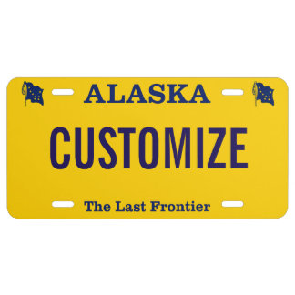 Alaska License Plate Custom