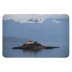 Alaska, Lighthouse, Ocean, Photography, Magnet