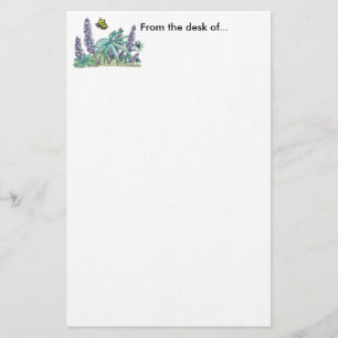 Alaska Lupine Watercolor Stationery