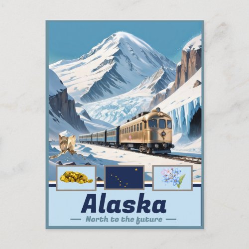 Alaska Majestic Fusion Artistic Postcard