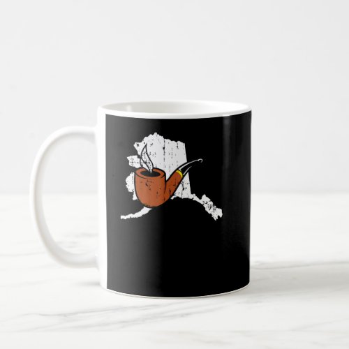 Alaska Map Briar Tobacco Pipe Midwest Smoking Pipe Coffee Mug