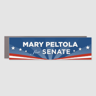 Alaska Mary Peltola for Senate Bumper Car Magnet