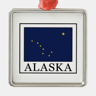 Alaska Metal Ornament
