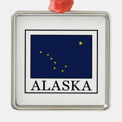Alaska Metal Ornament