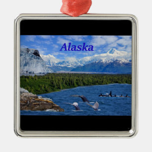 Alaska Metal Ornament