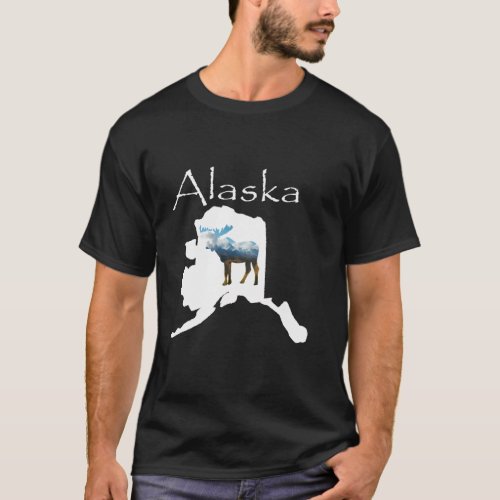 Alaska Moose Alaska Is Calling T_Shirt
