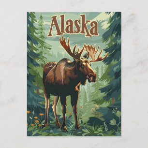 Alaska Moose Postcard