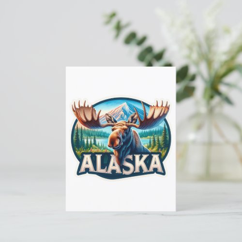 Alaska Moose Postcrossing Postcard