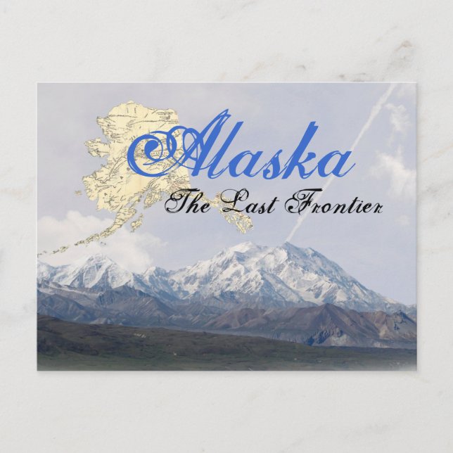 Alaska Mount McKinley Post Card (Front)