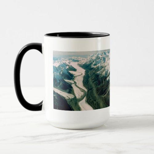Alaska Mountain Range_Aerial View Mug