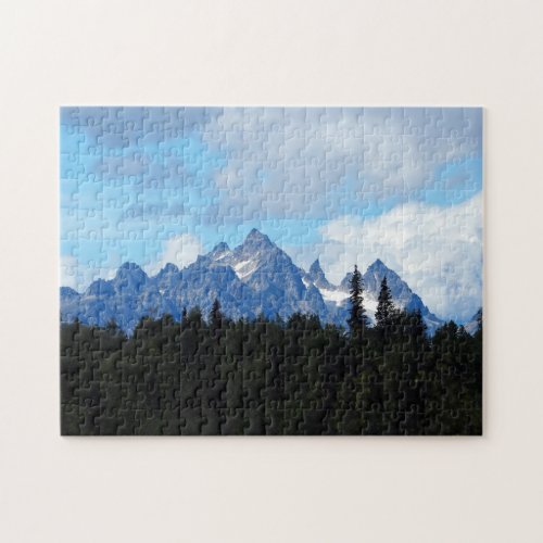 Alaska Mountain Range Photo Jigsaw Puzzle