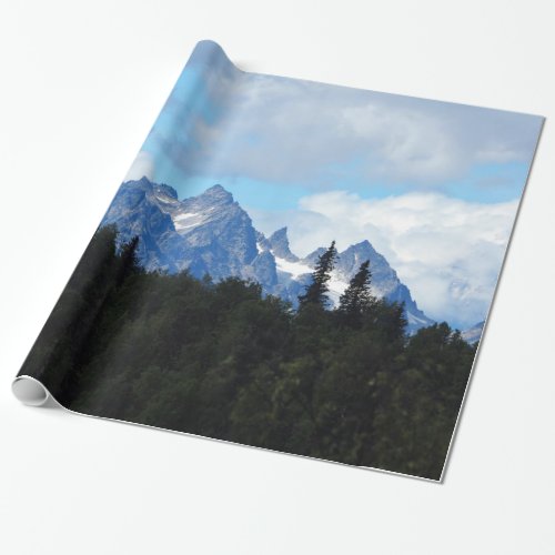 Alaska Mountain Range Photo Wrapping Paper