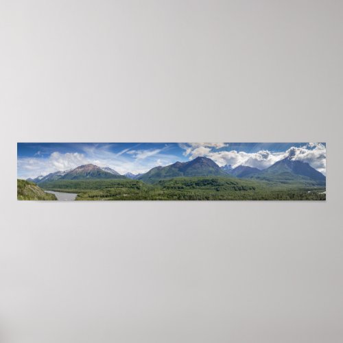 Alaska Mountain Range Poster
