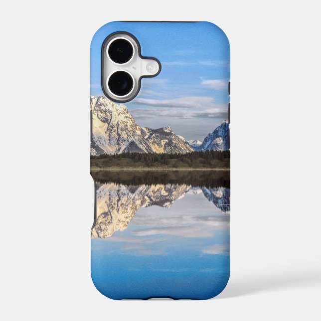 Alaska Mountains Reflection Iphone Case (Back)