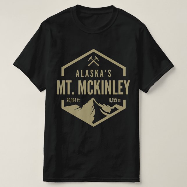 Alaska Mt McKinley T-Shirt (Design Front)