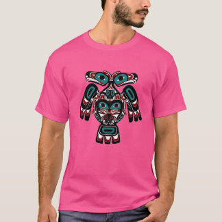 Alaska Native American Indian Tlingit Eagle Bear C T-Shirt