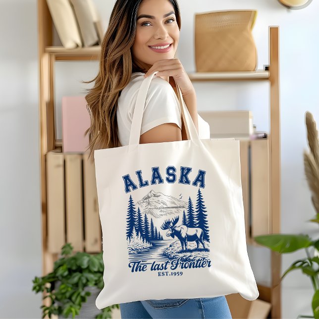 Alaska Nature Escape with Moose Tote Bag (Creator Uploaded)