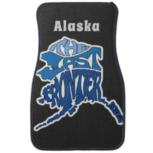 Alaska Nickname Word Art Car Floor Mat