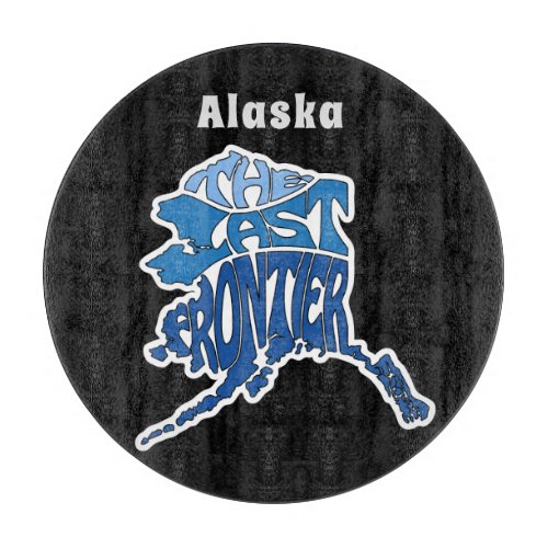 Alaska Nickname Word Art Cutting Board