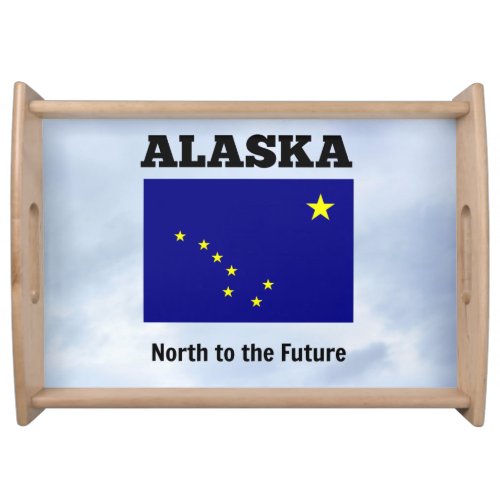 Alaska North to the Future Serving Tray