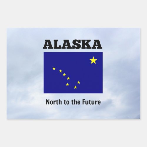 Alaska North to the Future Wrapping Paper Sheets