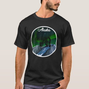 Alaska Northern Lights Bear T-Shirt