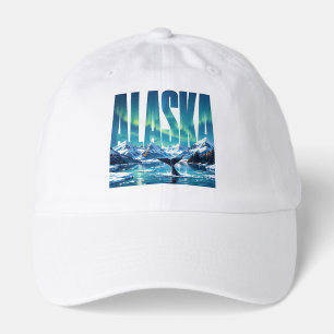 Alaska Northern Lights Mountain Wilderness Adventu Hat