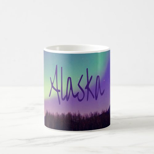 Alaska Northern Lights Mountains Lake Coffee Mug