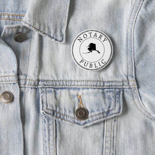 Alaska Notary Public  Button (In Situ)