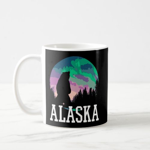Alaska Nothern Lights Viewing Vacation Coffee Mug