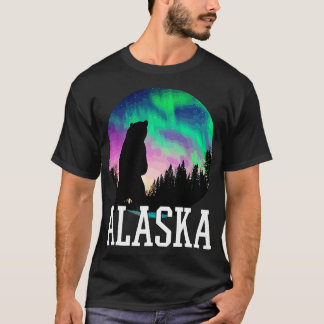 Alaska Nothern Lights Viewing Vacation  T-Shirt
