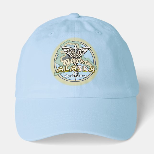 Alaska Nurse Caduceus Hat (Front)
