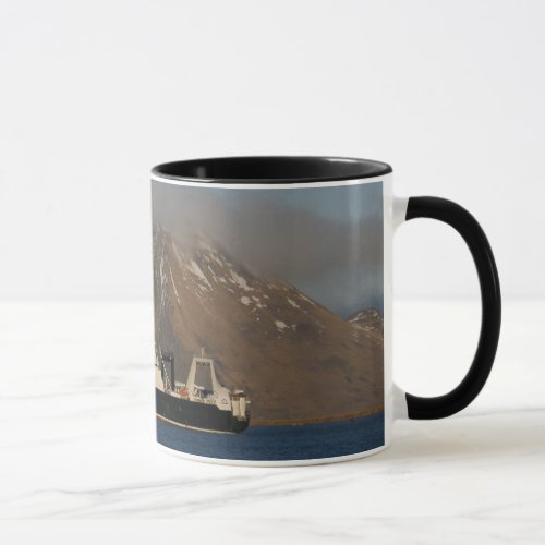 Alaska Ocean Factory Trawler in Dutch Harbor AK Mug