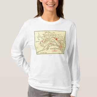 Alaska Panoramic Map T-Shirt