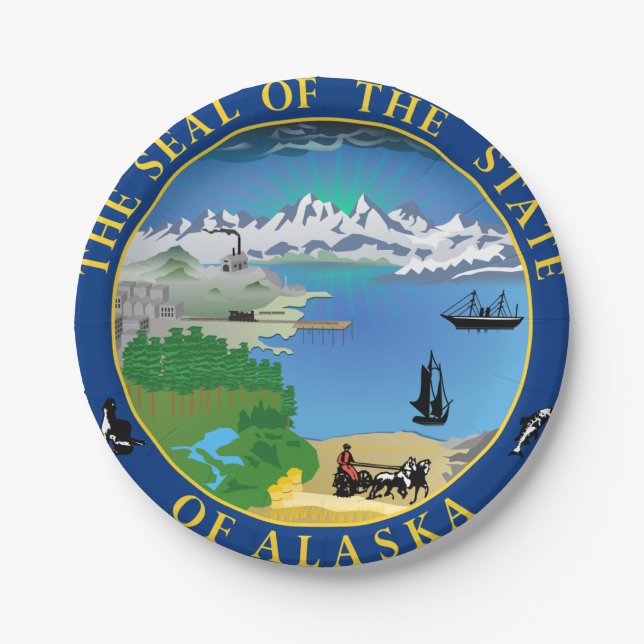 Alaska Paper Plates (Front)